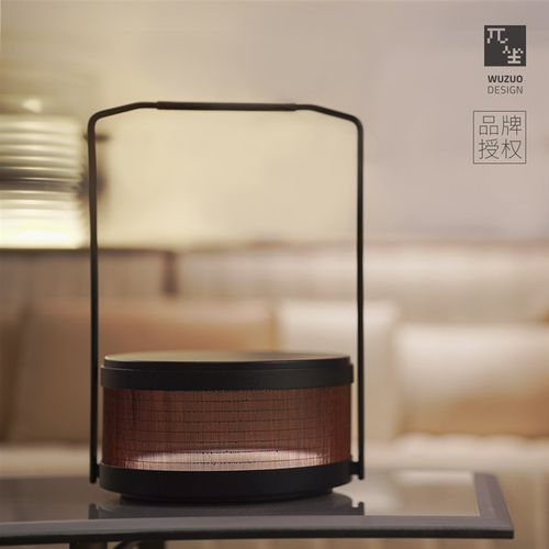 兀坐网红智能提篮灯茶具茶盘便携式移动可充电酒店茶室创意氛围灯