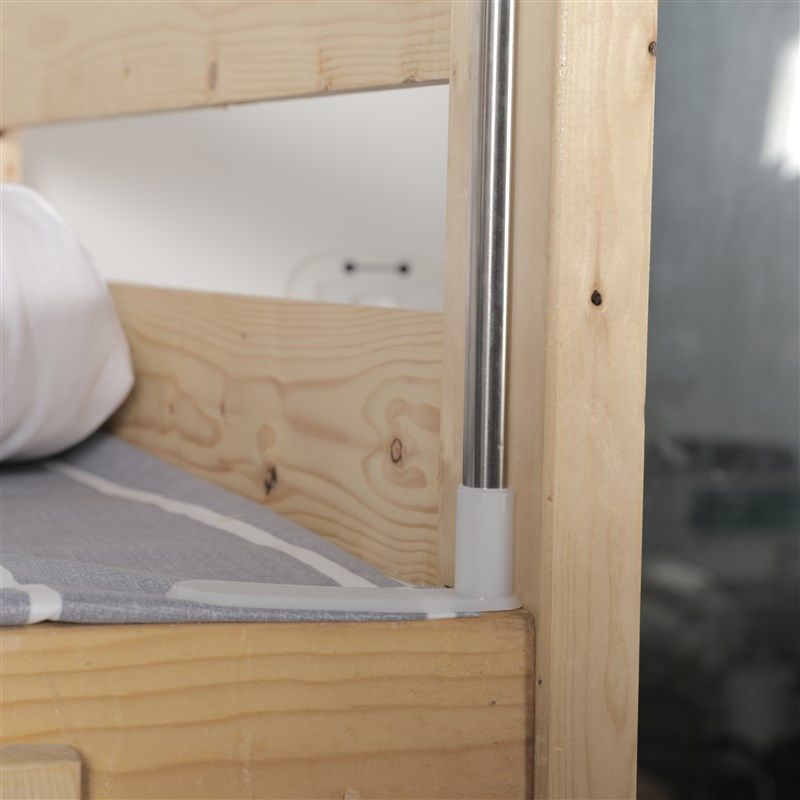 大学生宿舍床帘支架上下铺不锈钢杆子单人床寝室蚊帐加粗定制包邮