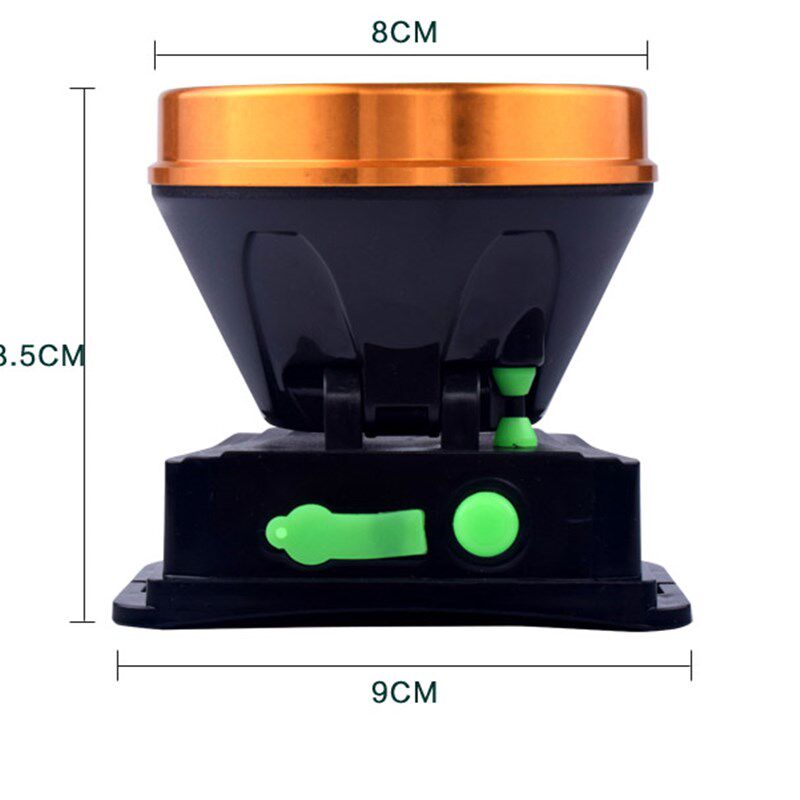 强光松紧带锂电大功率头灯LED头戴式手电钓鱼远射超亮矿灯包邮