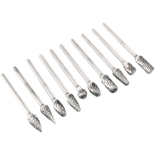 硬质合金旋转锉3x6mm钨钢套装打磨头木根雕刻玉石金属抛光滚磨刀