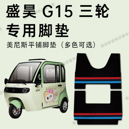 盛昊g15电动三轮车专用脚垫