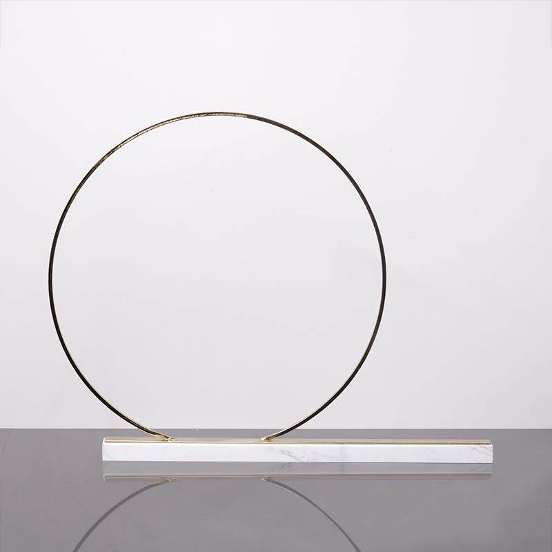 北欧简约创意Q型圆环大理石摆件装饰品样板房客厅茶几软装摆设,收纳整理,烫衣板及配件,淘宝优惠券,粉丝福利购,淘宝优惠卷