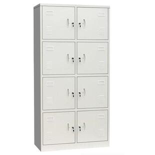 八门更衣柜衣箱储物柜生产车间多门六门九门存包柜书包柜多格钢柜