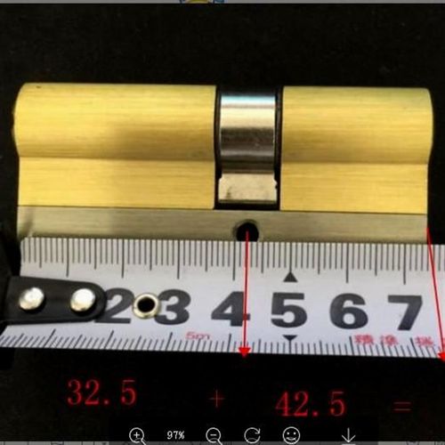 防盗门锁芯超C级进户门锁芯双面大门家用通用型全铜叶片超C级锁芯