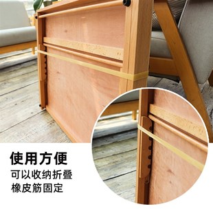 双丰木制画板画架榉木质4开8开素描台式桌面折叠画架子绘画图板