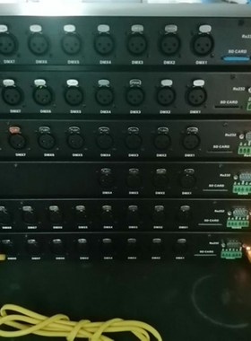 ArtNet SD卡脱机录播512通道1024TCP_UDP_IP互联RS232-485播控