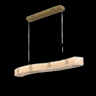 轻奢水晶餐厅吊灯现代简约饭厅餐桌灯个性创意长条吧台灯2025新款