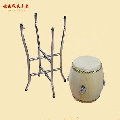 6寸半战鼓架子鼔架不锈钢鼓架子折叠型鼓架不锈钢堂鼓架子折叠