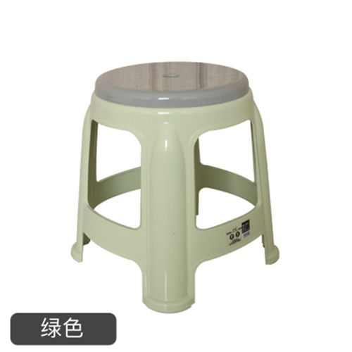 家用塑料凳子加厚彩色半高凳子35C公分中高凳圆凳光面浴室防滑板