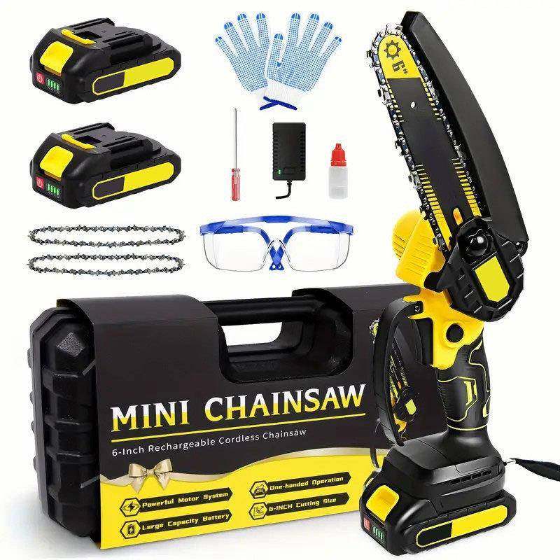 6寸迷你锂电锯户外园林手持修枝锯小型充电式电动伐木链锯,自行车/骑行装备/零配件,更多零件/配件,淘宝优惠券,粉丝福利购,淘宝优惠卷