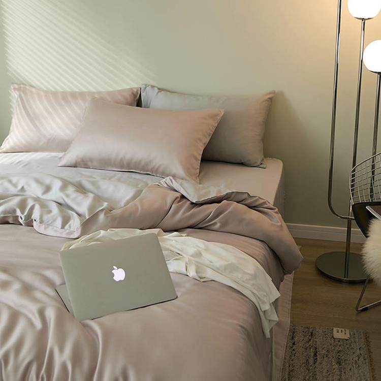 纯色100莱赛尔天丝四件套丝绸质感裸睡夏季床罩冰丝床单床笠床品,清洗/食品/商业设备,风口/风叶/风机配件,淘宝优惠券,粉丝福利购,淘宝优惠卷
