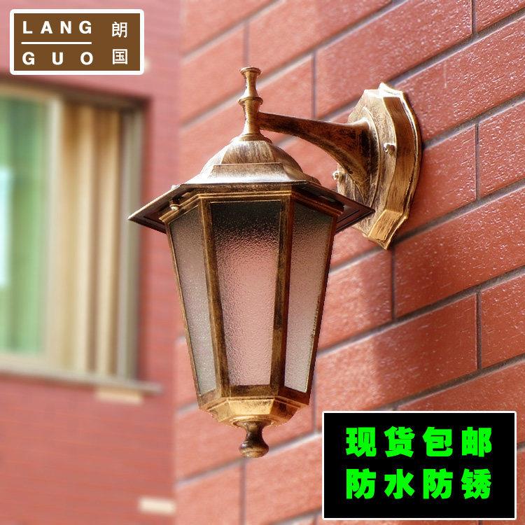 户外墙壁灯庭院灯美式乡村挂灯欧式复古壁灯室外露台灯