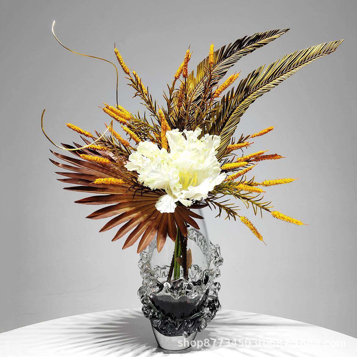 现代轻奢干花花瓶套装摆件客厅餐桌仿真花样板房间玄关电视柜摆设,清洗/食品/商业设备,风口/风叶/风机配件,淘宝优惠券,粉丝福利购,淘宝优惠卷