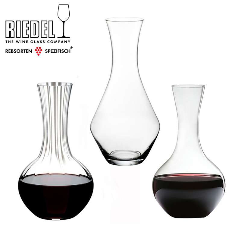 奥地利Riedel醴铎进口水晶玻璃醒酒器 西拉梅洛盛酒器 分酒器机制