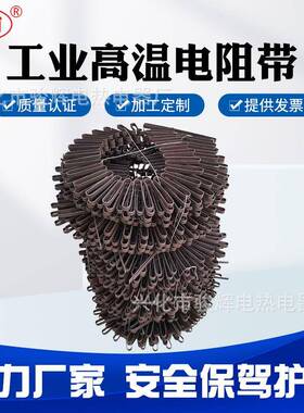 1200度铁铬铝ocr25al5电热扁带加热炉带 工业炉化铝压铸电热丝