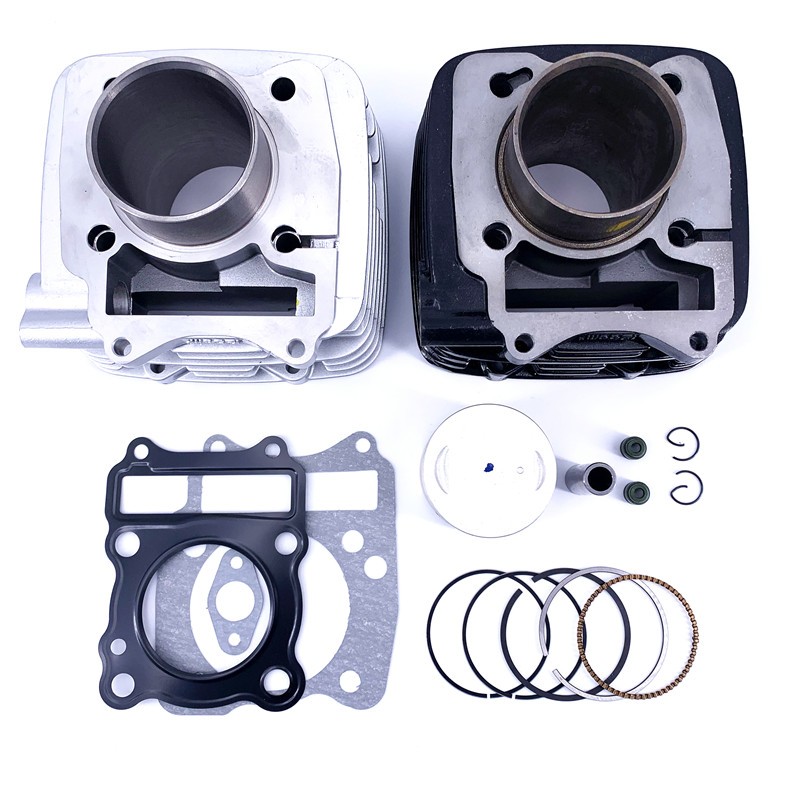 适用金城铃木摩托车GX125新天枭SJ125-B国三125cm3套缸活塞环中缸