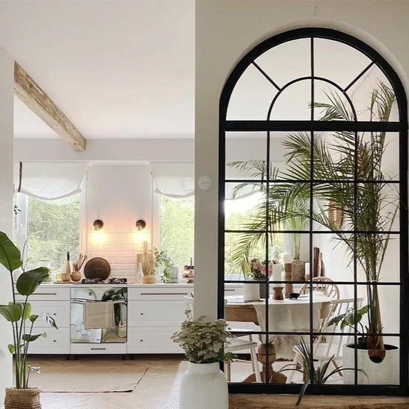 gy$钢化玻璃屏风隔断进门遮挡玄关客厅卫生间洗手台玻璃墙法式大