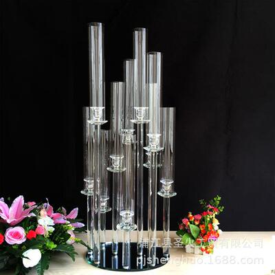 供应品质优等水晶玻璃烛台