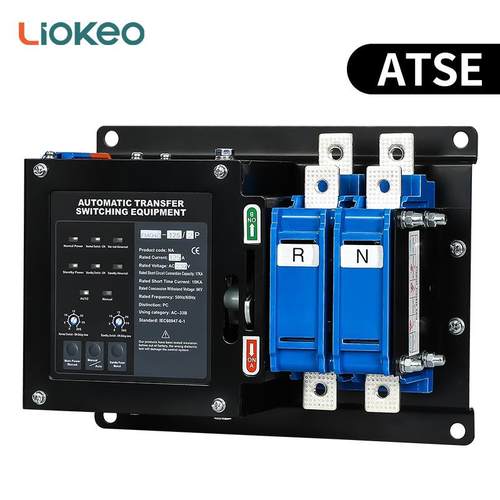 智能双电源自动转换开关FMQ4G-125A/2P-NA毫秒级切换手自一体PC级