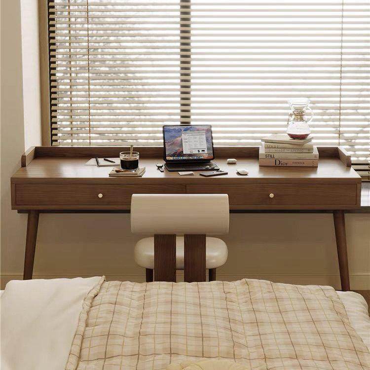 实木飘窗书桌带抽屉收纳柜一体高低脚电脑桌长短腿窗台学习办公桌,特色手工艺,其他特色工艺品,淘宝优惠券,粉丝福利购,淘宝优惠卷