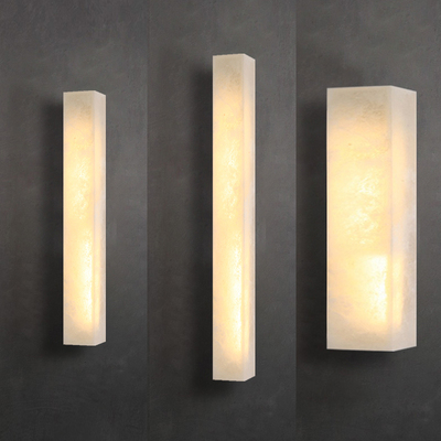 现代简约轻奢云石壁灯设计