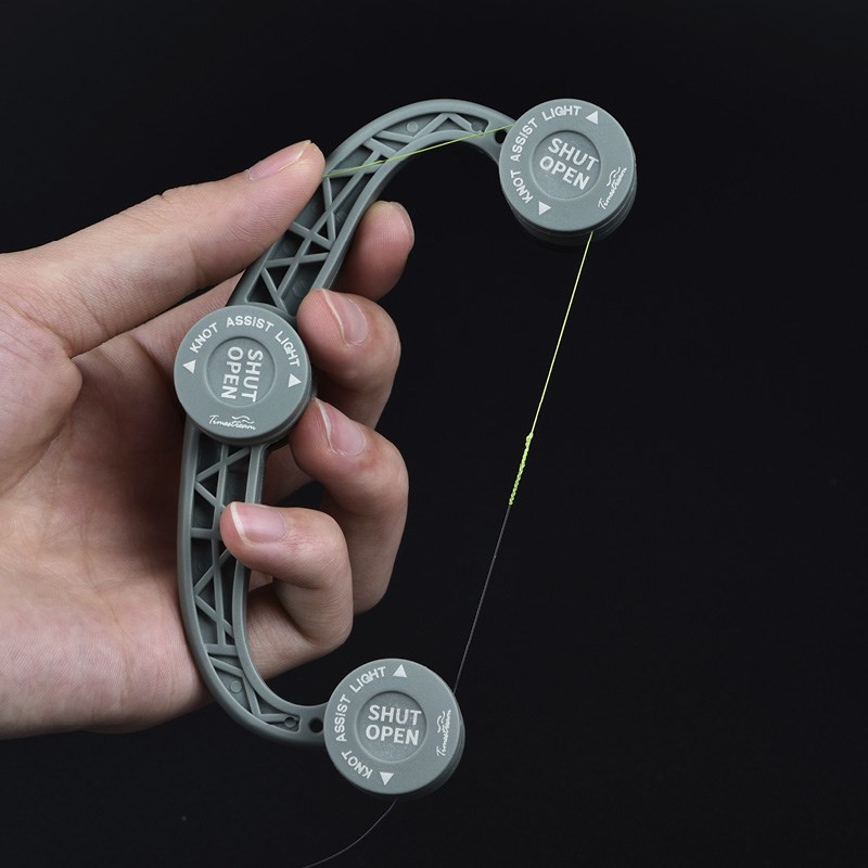 光年路亚前导线FG打结器GT结打结器碳线PE线快速绑线器辅助工具