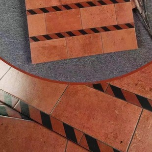 中式红砖闽南茶馆古厝餐厅防滑地砖庭院防滑砖徽派青石地砖瓷砖