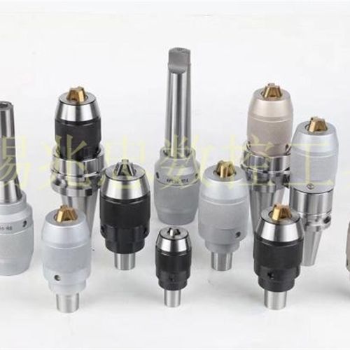 台铣床自紧式钻夹头C型柄莫氏柄R8柄APU1-13 16一体式自锁钻夹头