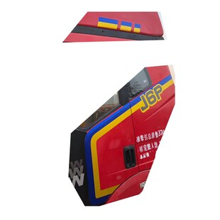 大货车J6L贴纸拉花S腰线解放J6P车身拉花腰线JH6车身彩色线条装 饰