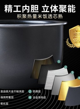 电压力锅内胆5L升CYYB50YA10-100/SY0637不粘内锅煲胆
