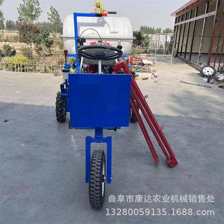 小型高压喷雾机底盘高度90公分轮距可调节玉米小麦地三轮打药机