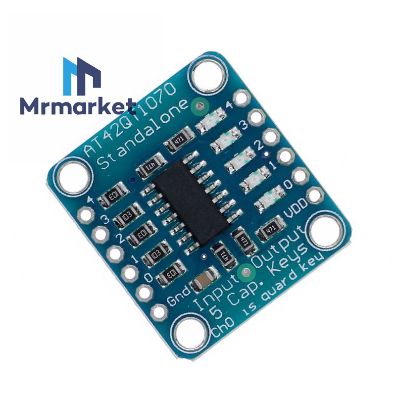 AT42QT1070 5-Pad M电容屏触摸传感器模块