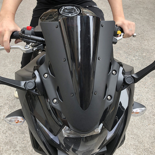 改装gsx250r挡风 GSX250R风挡玻璃前M风挡导流罩挡风板摩托车配件