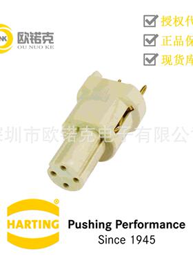 HARTING浩亭21033812418哈丁M12圆形连接器接口接头PCB适配器