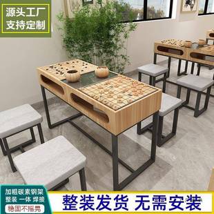 围棋桌椅组合象棋桌两用棋盘桌多功能下棋培训桌量大定制直