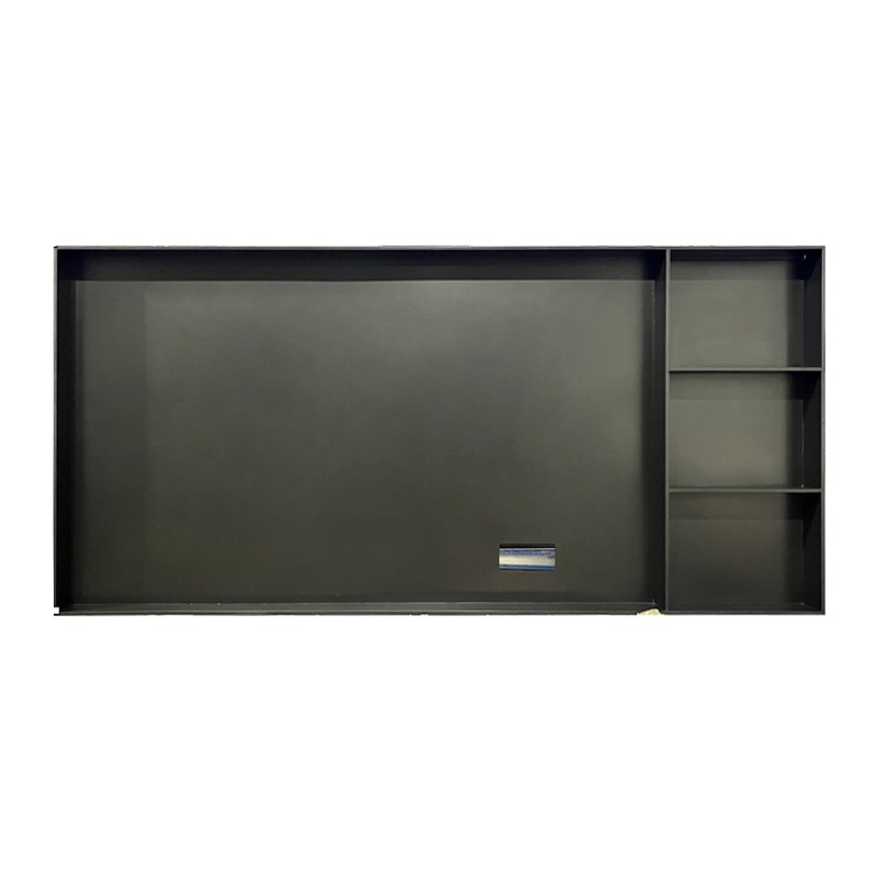 75寸成品不锈钢电视壁龛嵌s入式金属客厅定制背景墙柜65/85/100寸