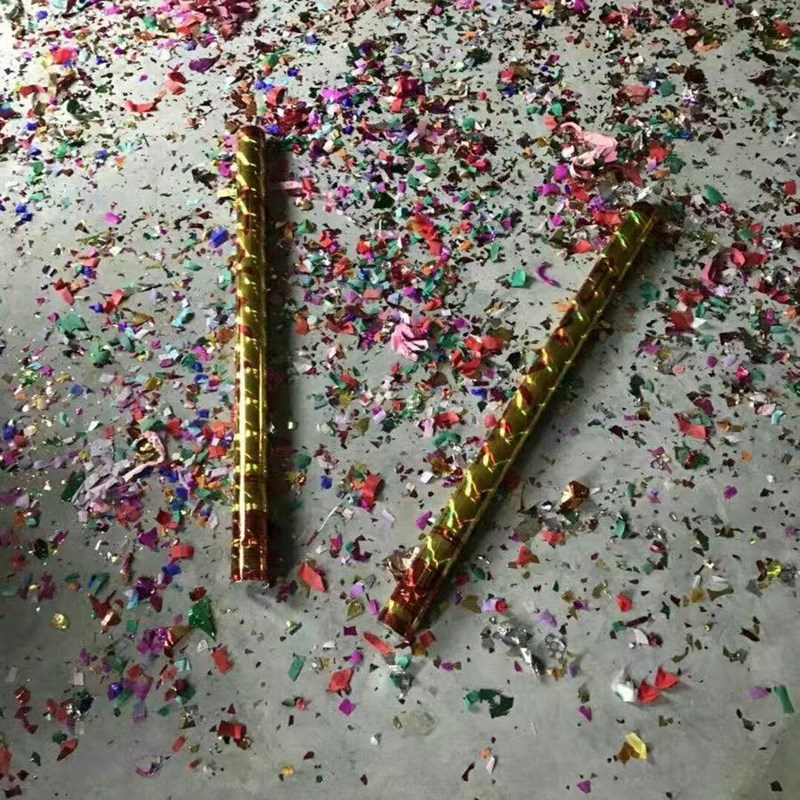 装修装饰公司开工大吉庆典礼炮彩带手持礼花筒装修仪式礼宾花包邮