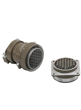 航空插头插座 P55K3Q-30芯 35芯 正反装 开孔直径55mm 圆形连接器