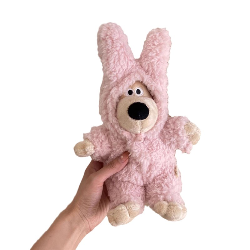 掌门狗粉兔连衣可爱创意可做车载D玩偶送闺蜜女友礼物车内装饰物