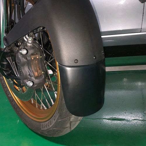 春风摩托车配件800MT前挡泥板加长板 前泥瓦加长配件 加长前泥瓦