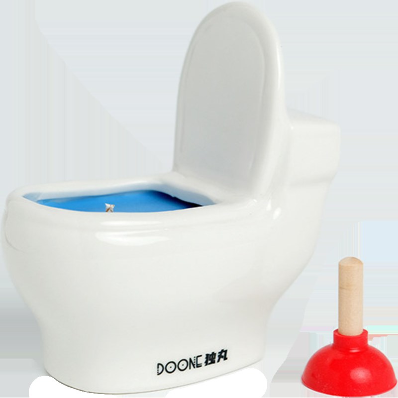 创意马桶香薰蜡烛小众香氛搞笑沙雕礼物家居桌面摆件男女生日礼物