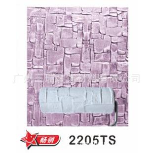 8寸橡胶滚筒墙壁刷子刷头压花硅藻泥艺术涂装 工具肌理2205TS