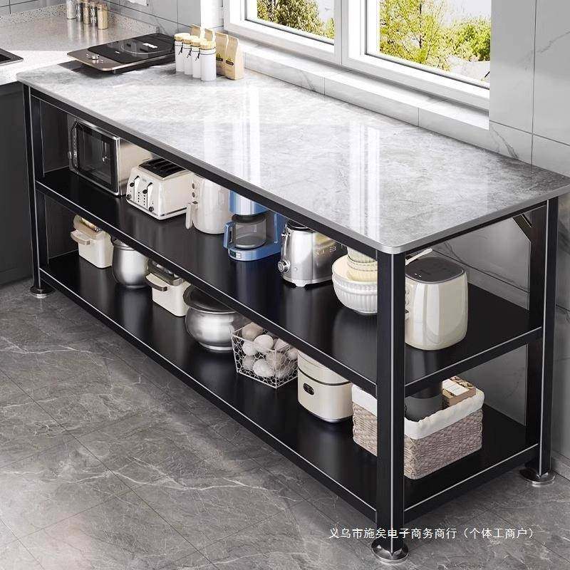 岩板厨房置物架多功能餐边收纳柜多层靠墙储物柜微波炉烤箱餐边柜,收纳整理,烫衣板及配件,淘宝优惠券,粉丝福利购,淘宝优惠卷