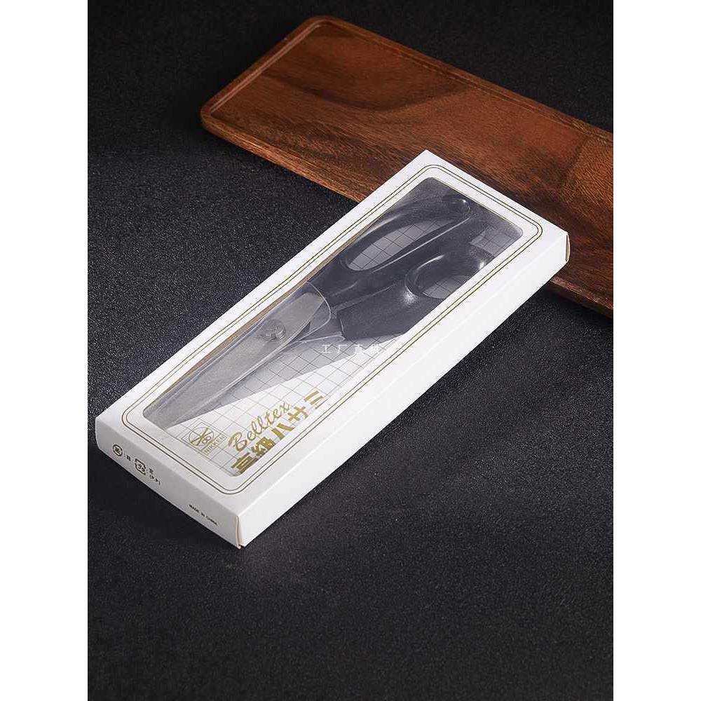 6E3X不锈钢锯齿橙皮柠檬皮形状鸡尾酒装饰剪刀吧台调