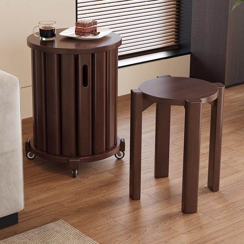 实木凳子家用可叠放组合圆凳客厅餐桌凳收纳叠叠乐板凳木凳,收纳整理,烫衣板及配件,淘宝优惠券,粉丝福利购,淘宝优惠卷