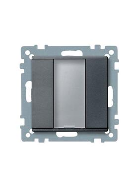 MTN627514烟灰色M系列2键莫顿KNX智能照明控制系统场景功能面板