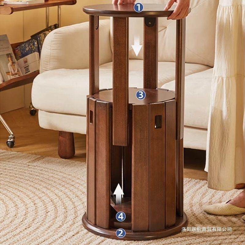 实木叠叠凳家用多功能组合板凳新中式餐厅圆凳备用可收纳凳子餐椅,纺织面料/辅料/配套,纺织机械配件,淘宝优惠券,粉丝福利购,淘宝优惠卷