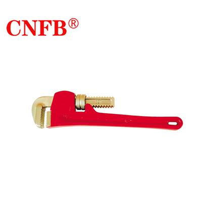 天津桥防无磁排爆无火花安全防爆工具防爆美式管钳子T8131A