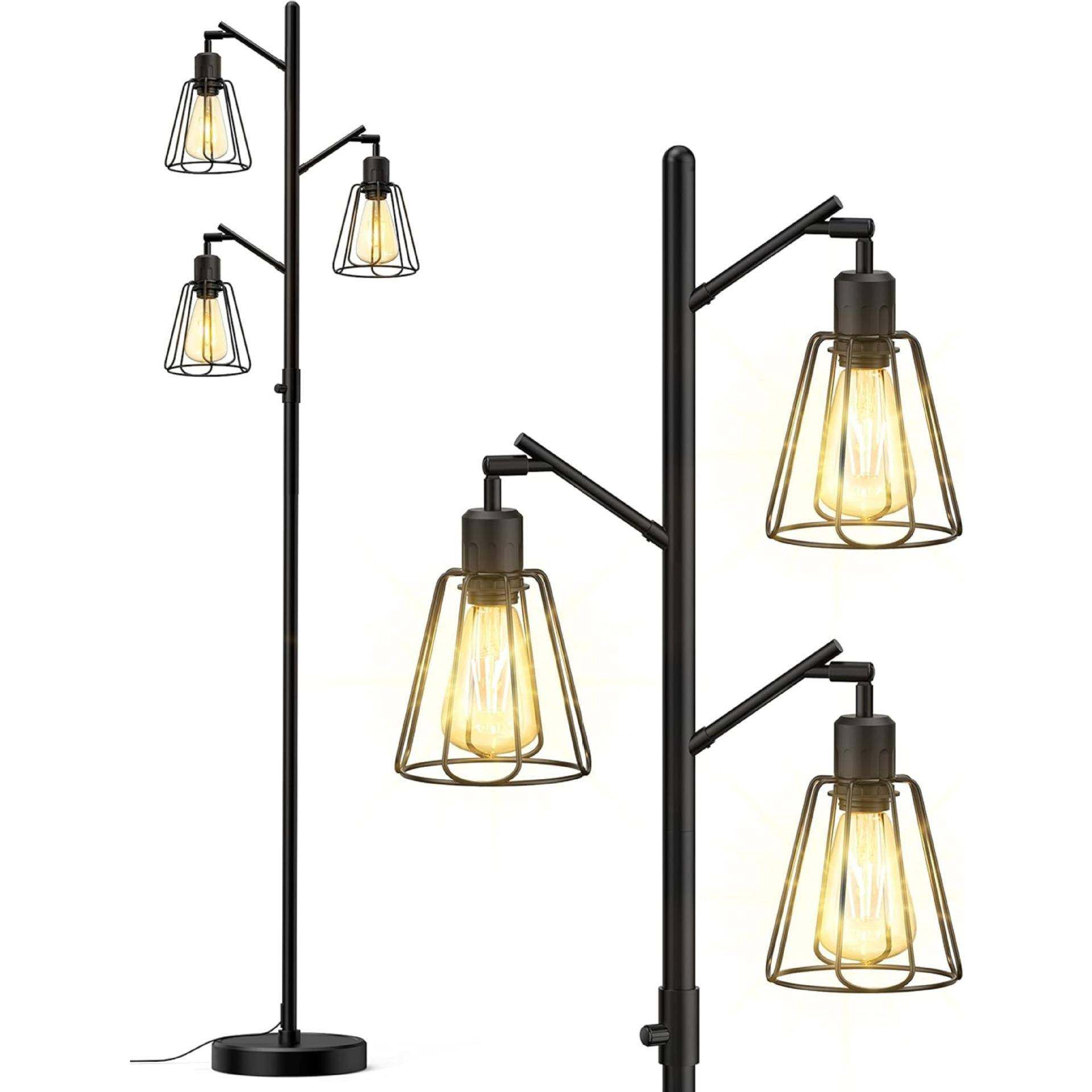 客厅沙发卧室阳台工作室创意可调光铁艺落地灯阅读工业风设计,智能设备,其他智能设备,淘宝优惠券,粉丝福利购,淘宝优惠卷