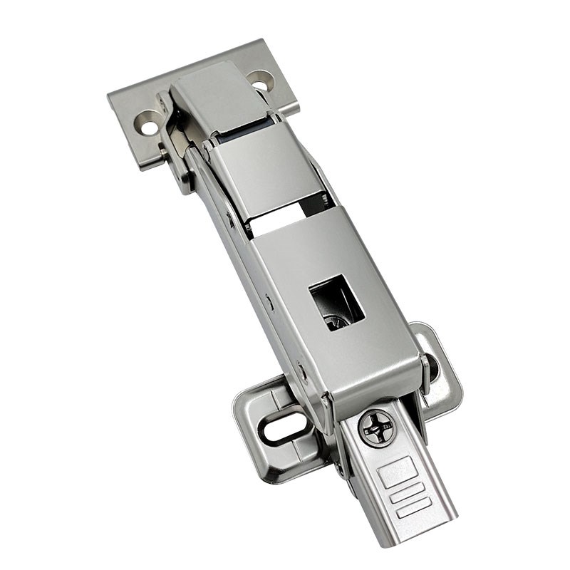 超薄门板铰链适合8mm~12板14mmG薄门可调节免开孔柜门阻尼铰链